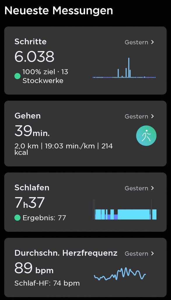 ScanWatch Withings App Health Mate