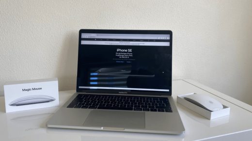 Apple Magic Mouse 2 Präsentation mit MacBook Pro