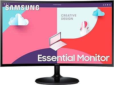 Samsung S36C Essential Curved Monitor 24 Zoll Full HD VA Panel AMD FreeSync