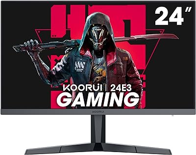 KOORUI 24 Zoll Gaming Monitor: 165Hz, IPS, 1080p, 1ms, FreeSync & G-Sync Kompatibel