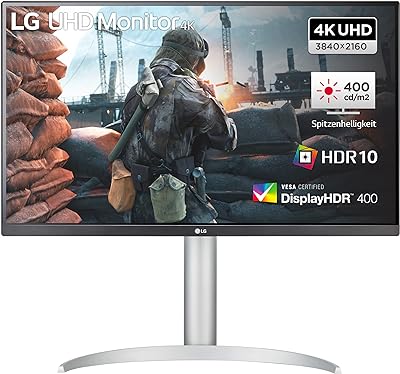 LG 27UP650P-W 27″ Monitor: 4K, IPS, 5ms Reaktionszeit