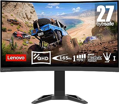 Lenovo G27qc-30 QHD Gaming-Monitor: 27 Zoll, 165Hz, 350 nits