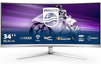 Philips Evnia 34M2C8600 – 34 Zoll WQHD Curved Gaming Monitor