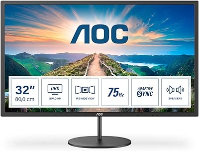 AOC Q32V4 – 32 Zoll QHD Monitor mit AdaptiveSync Schwarz: Parameter und Feedback