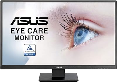 ASUS Eye Care VA279HAE: 27″ Full HD Monitor mit TÜV-zertifiziertem Blaulichtfilter