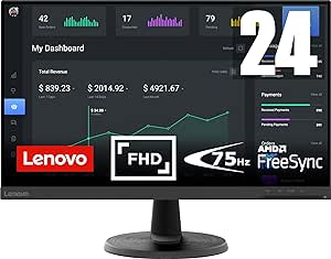 Lenovo D24-45 Monitor Überblick: Perfekt für Gaming und Videobearbeitung