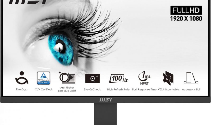Effizientes Arbeiten und Gesundheitsschutz mit dem MSI PRO MP2412DE Monitor