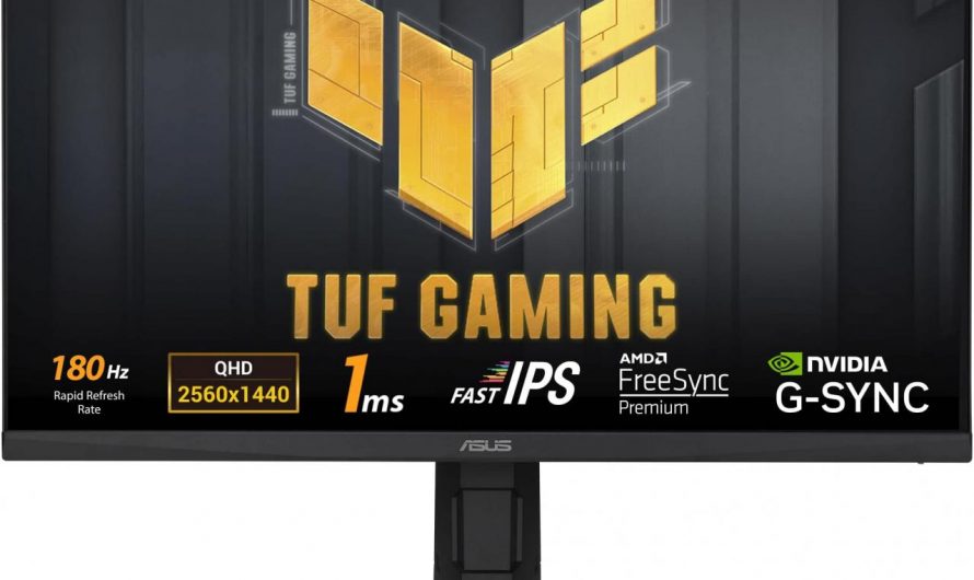 Die Vorteile des ASUS TUF Gaming VG27AQL3A Monitors für passionierte Gamer