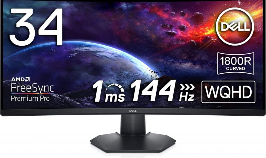 Der Dell S3422DWG 34 Zoll WQHD Curved Gaming Monitor im Test: Lohnt sich der Kauf?