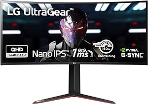 Intensive Gaming Erlebnis mit LG UltraGear 34GN850-B Gaming-Monitor