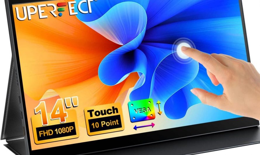 UPERFECT 14-Zoll Tragbarer Touchscreen-Monitor: Vielseitig einsetzbar und ideal für unterwegs
