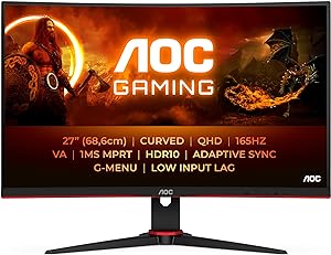 Vorteile des AOC Gaming CQ27G2SE 27-Zoll QHD Curved Monitors für intensives Gaming