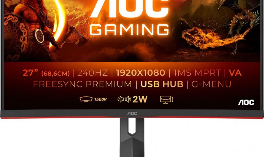 Entdecken Sie das AOC Gaming C27G2ZU: Ein Curved Monitor für grenzenlosen Spielspaß