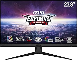 Erlebe dynamisches Gaming mit dem MSI Optix G2412DE Monitor