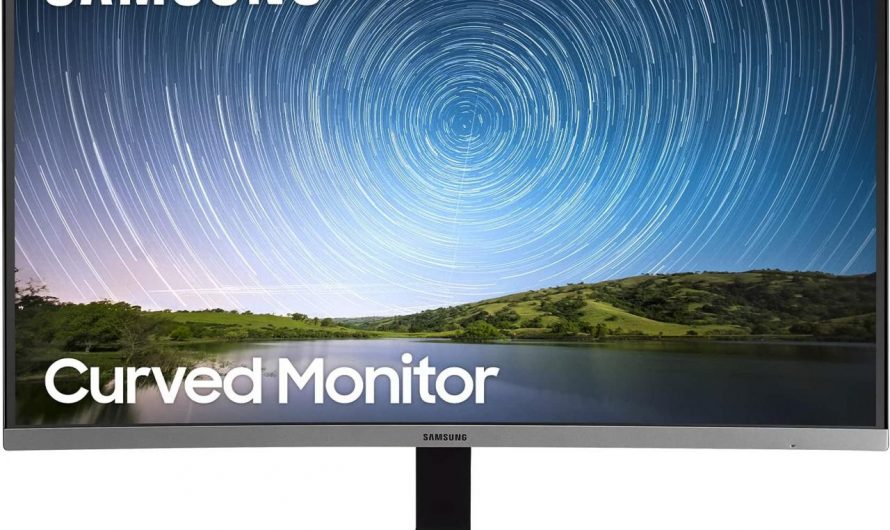 Umfassender Blick auf den Samsung Curved Monitor C32R500FHP: Erleben Sie entspanntes Sehen mit stilvollem Design