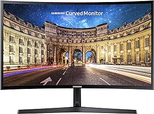 Erleben Sie tiefe Immersion mit dem Samsung S24C366eau Curved PC-Bildschirm